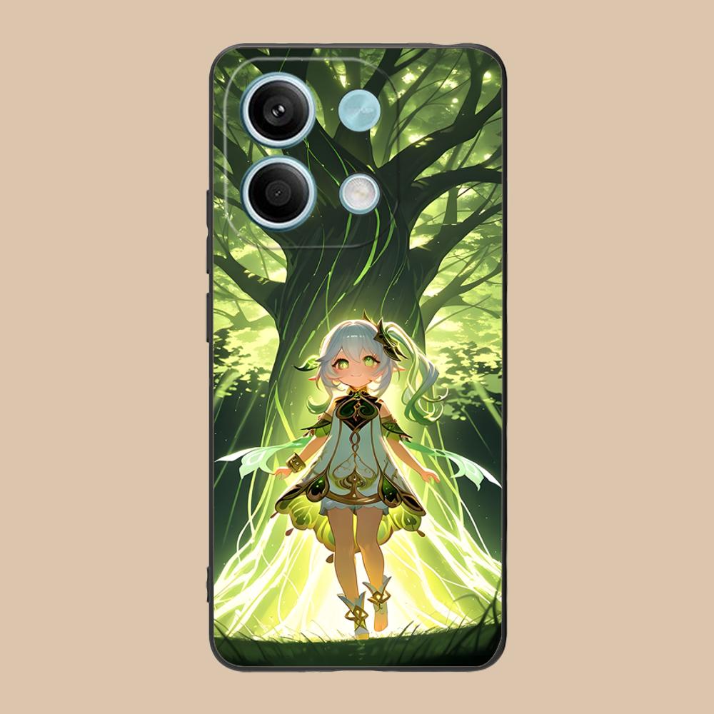Game GI Nahida Matte TPU Mobile Phone Case for POCO F7 F6 F5 F4 F3 F2 Pro GT C75 C71 C65 C61 C40 Pro Ultra Colorful Cover