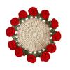 Suport de pahar cu floare Kituri de croșetat Kituri de suport de pahar croșetat Kituri de start pentru suport de pahar croșetat Cadou creativ pentru decorarea casei