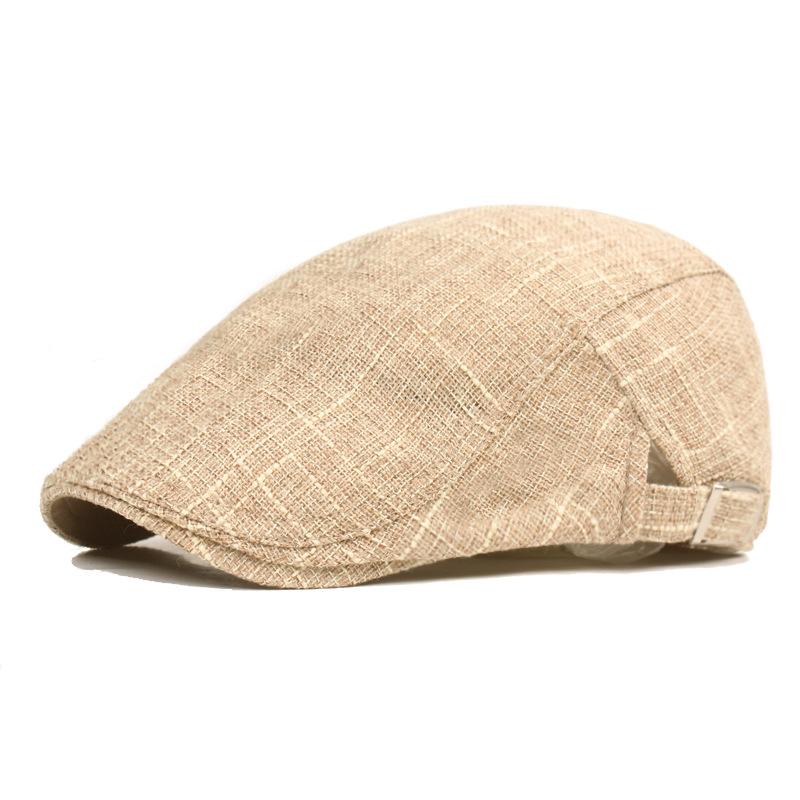 Cowboystoff Andetungehatt Herre Retro Fremoverlue Englandstil Beret Herre- og damehatt