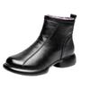 Winter Thickened Mom Warm Boots Women's Thick Heel Low Heel Fashion Boots Cotton Shoes Soft Sole Women's Boots Comfortable