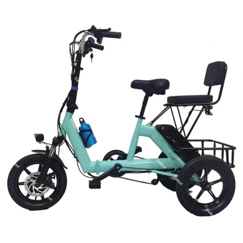Folding Electric Tricycle Adults With Passenger