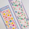 Korean Popular INS Same Laser Goo Card Sticker Transparent Bottom Seiko DIY Decorative Sticker