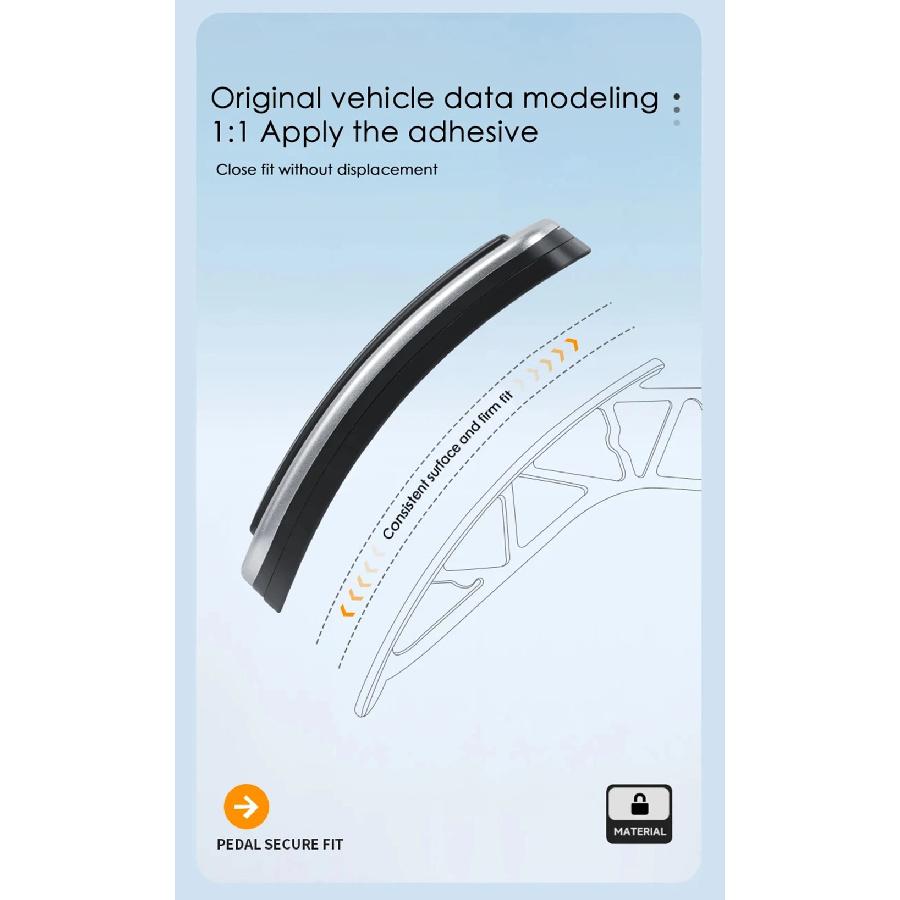 Per Tesla Model Y Juniper 2025 Lancio 2026-2023 Model 3 Highland 2024-2026 Pedale Acceleratore Freno Poggiapiedi Antiscivolo Copertura