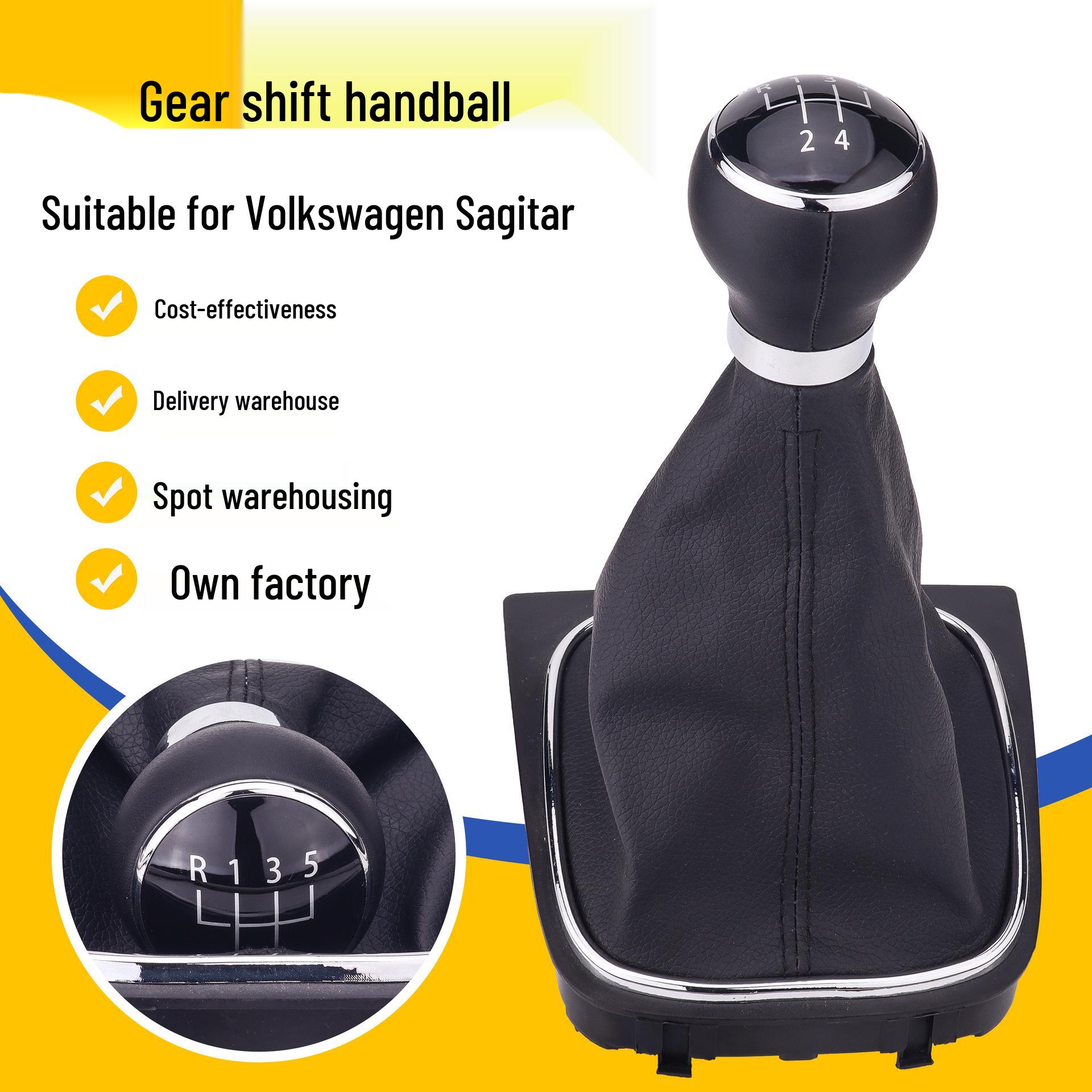 Compatible with Volkswagen Old Sagitar and Golf 5/6 Shift Knobs and Gear Shift Covers 5 Speed