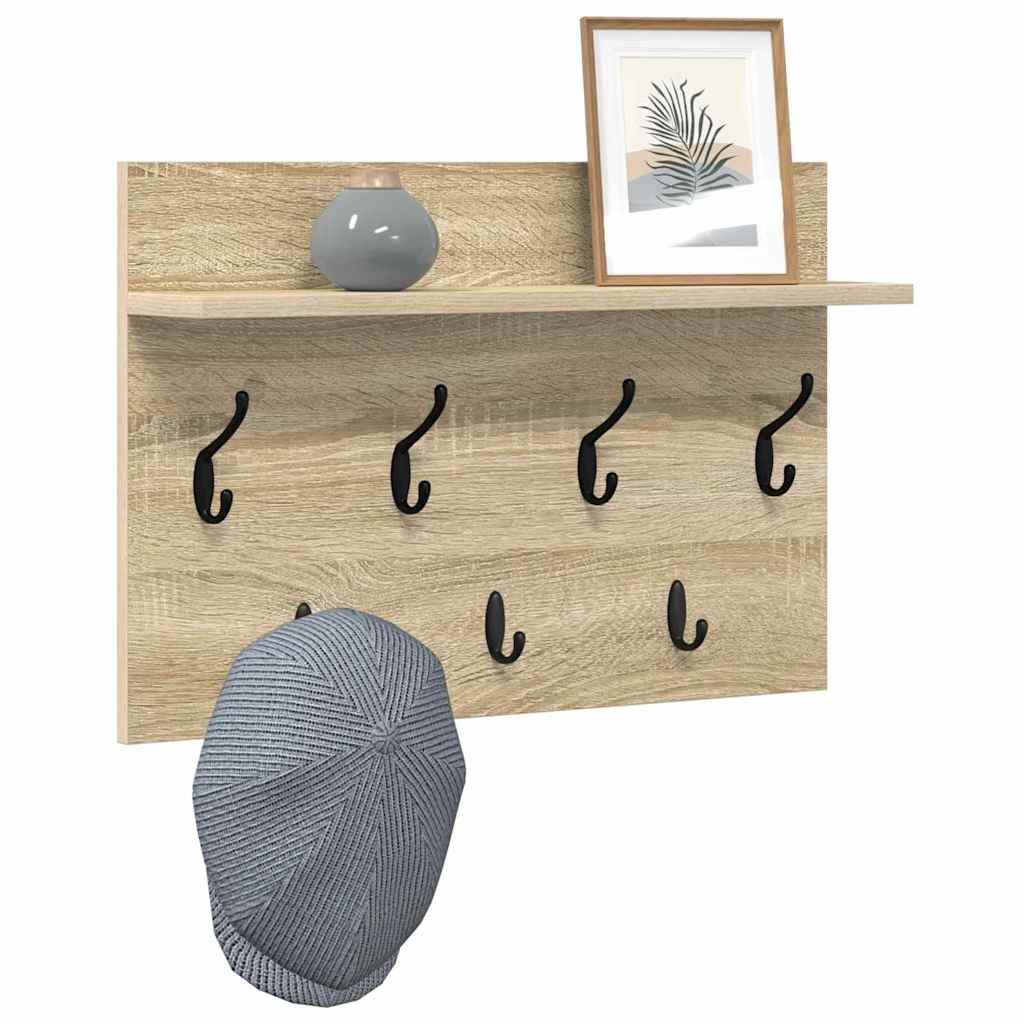 Wandmontiertes Nachttisch Sonoma Eiche 60 x 40 x 12 cm