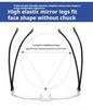 2025 New Frameless Minimalist Hot Stamping Cut Edge High-Definition Anti Blue Light Reading Glasses With Presbyopia Display