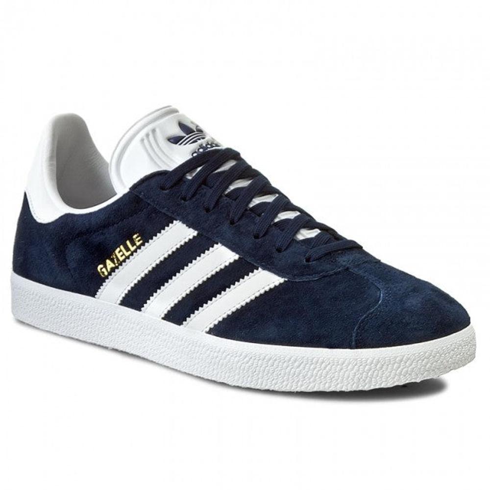 Adidas gazelle sneakers nubuck collegiate navy/white/gold metallic