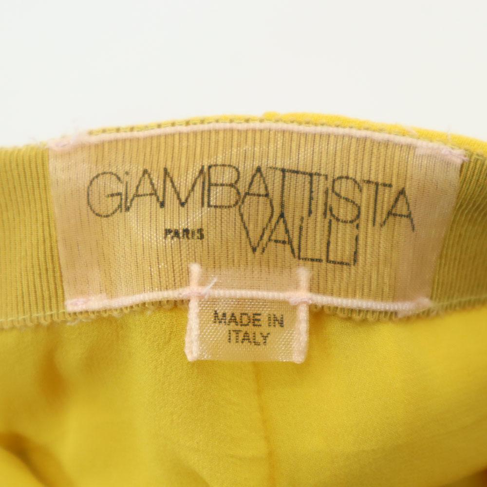 GiAMBATTiSTA VALLi made in Italy Mini length flare skirt 40/XS yellow Women Used