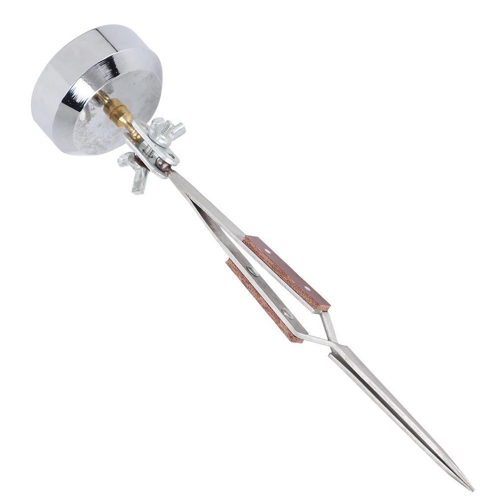 Third Hand Stand with Tweezer Jewelry Welding Straight Curved Tip Craft SuppliesStraight
