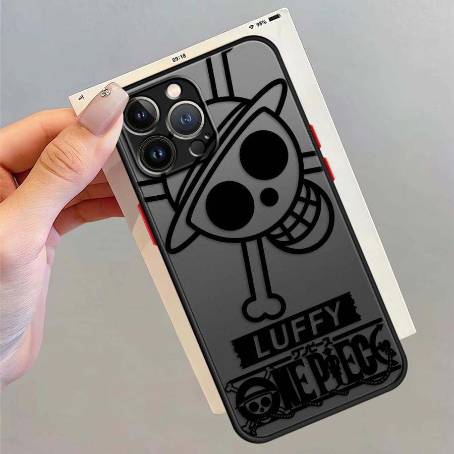 One Piece Zoro Luffy Phone Case for iPhone XR XS X 14 15 Pro Max 6s 11 Pro Max 16 Pro 13 Pro 16e 7 8 SE SE 12 Mini TPU Cover