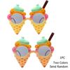 Funny Sunglasses Big Frame Ice Cream Pineapple Sun Glasses Women Holiday Celebration Party Decorative Eyeglasses Selfie Props