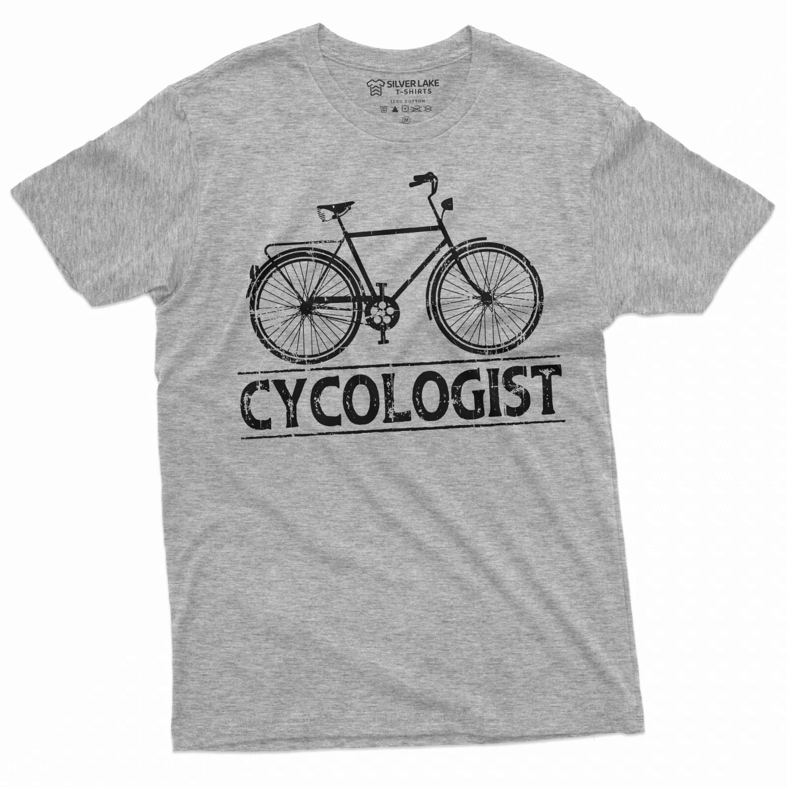 Funny Bicycle Rider Cycologist Tee Shirt Birthday Gift Bike Shirt Sports Humor T S