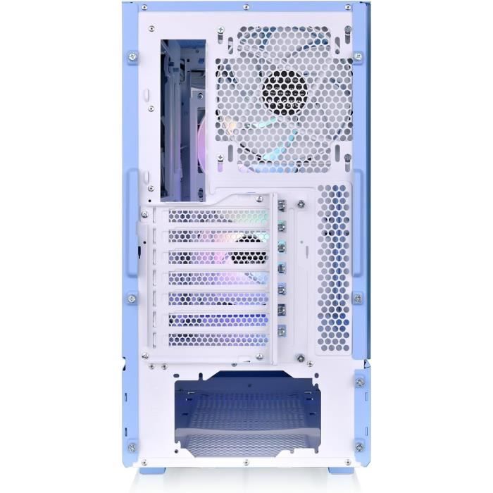 Boîtier pc tour médian - thermaltake - ceres 350 mx - rgb - hydrangea blue - e-atx