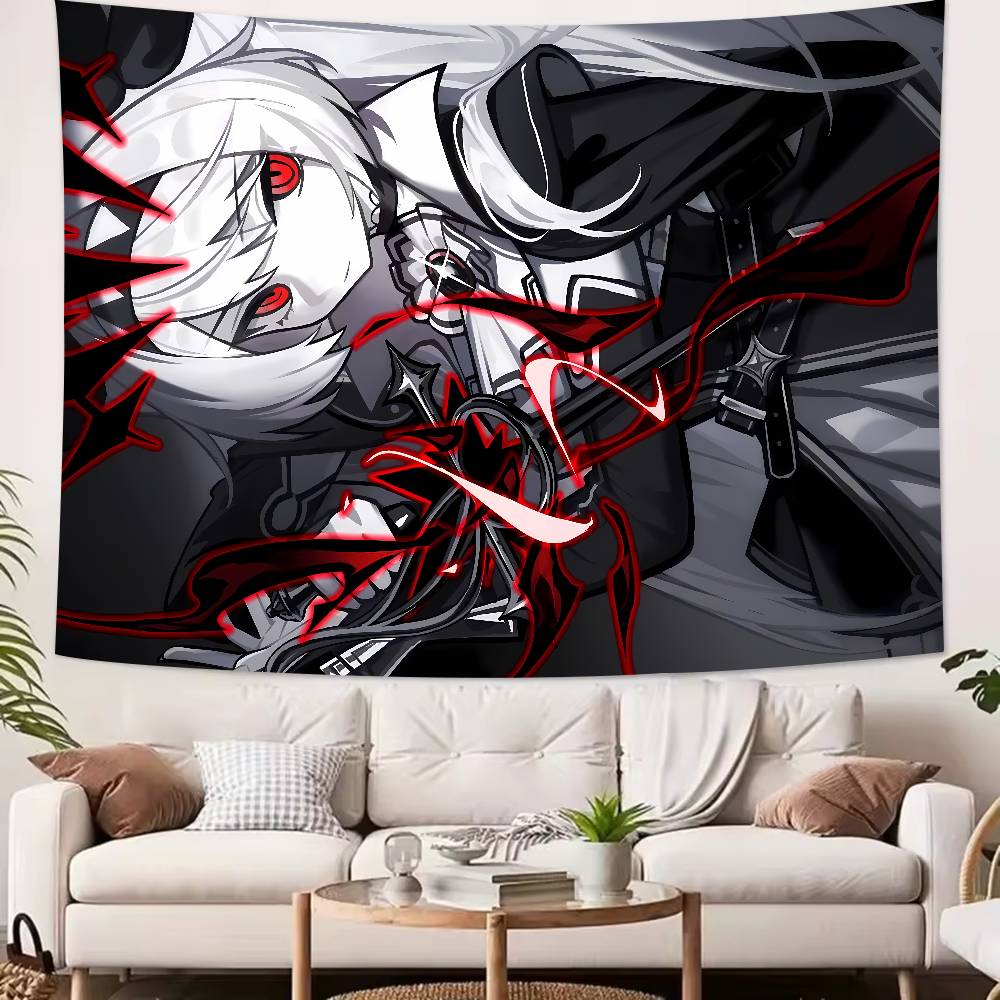 

Kawaii Lilith Cool The NOexistenceN of you AND me Tapestry Wall Hanging Art Decoration Aesthetic Background Cloth Birthday Gif 74x94cm(29x37in)