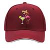 MLFO Flamingo Print Retro  Adjustable Lightweight Hat Suitable for Shopping Vacation Fishing  Fl Sandwich Baseball Cap