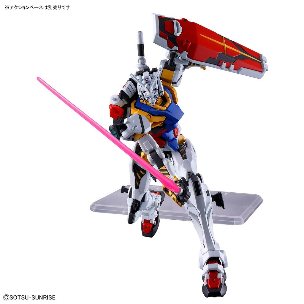 BANDAI SPIRITS HG Mobile Suit Gundam GQuuuuuuX Bílý Gundam Plastikový model v měřítku 1/144 Předbarvený