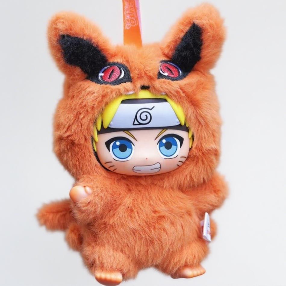 Genuine Naruto's Wind Cute Beast Party Series Blind Box Trendy Toy Figure Plush Doll Ornaments Boy's Birthday Gift
