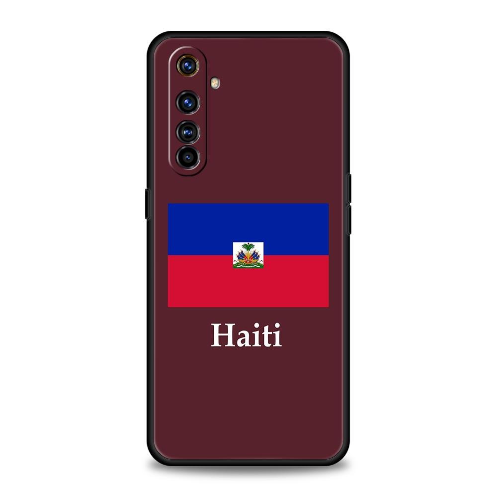 Phone Case For Realme 12 11 10 9 8 5G 7 6 GT5 GT3 GT2 Pro Plus C21 C11 C25 C35 For GT Neo 2 3 3T 5 Cover shipping Haiti Flag