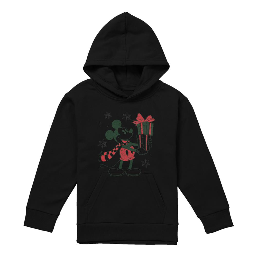 Disney Childrens/Kids Mickey Mouse Present Heather Christmas Hoodie
