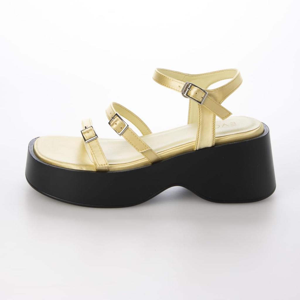 [EVOL] Lightweight Thick-soled Square Belt Sandals