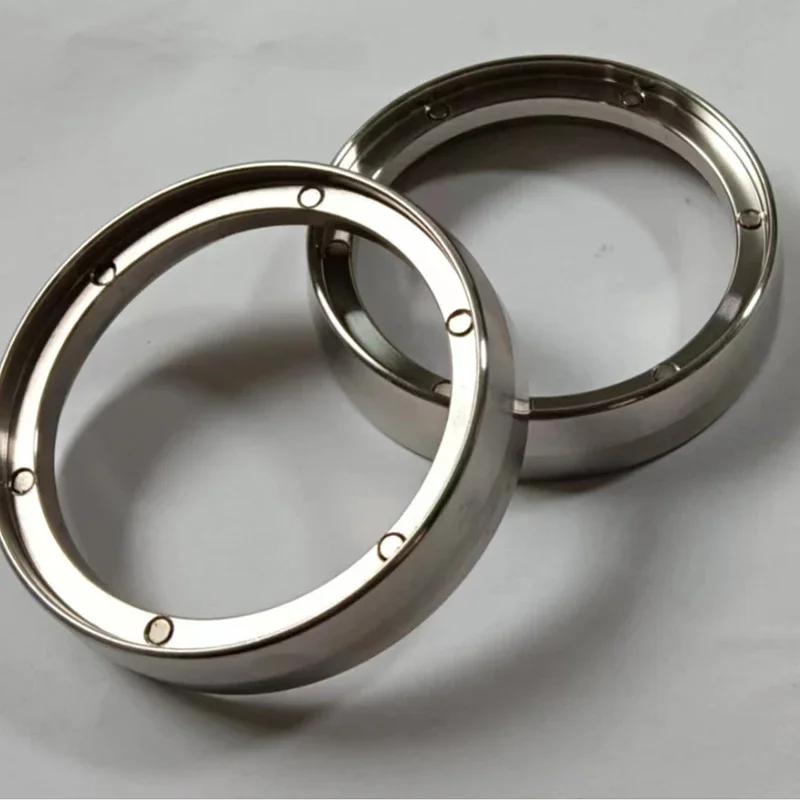 6 Magnetic Espresso Coffee Dosing Ring Dosing Funnel Stainlness Steel with 6 Magnets Fits 51/54/58/mm Portafilter Barista Tools