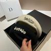 Japanese Irregular Wool Beret Light Luxury Rhinestone Three-Dimensional Bud Hat Temperament Painter Hat