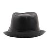 PU Leather Gift Fedoras  for Middle-aged and Elderly Autumn and Winter Outdoor Leisure Gentlemen Jazz Hat for Men Panama Hat
