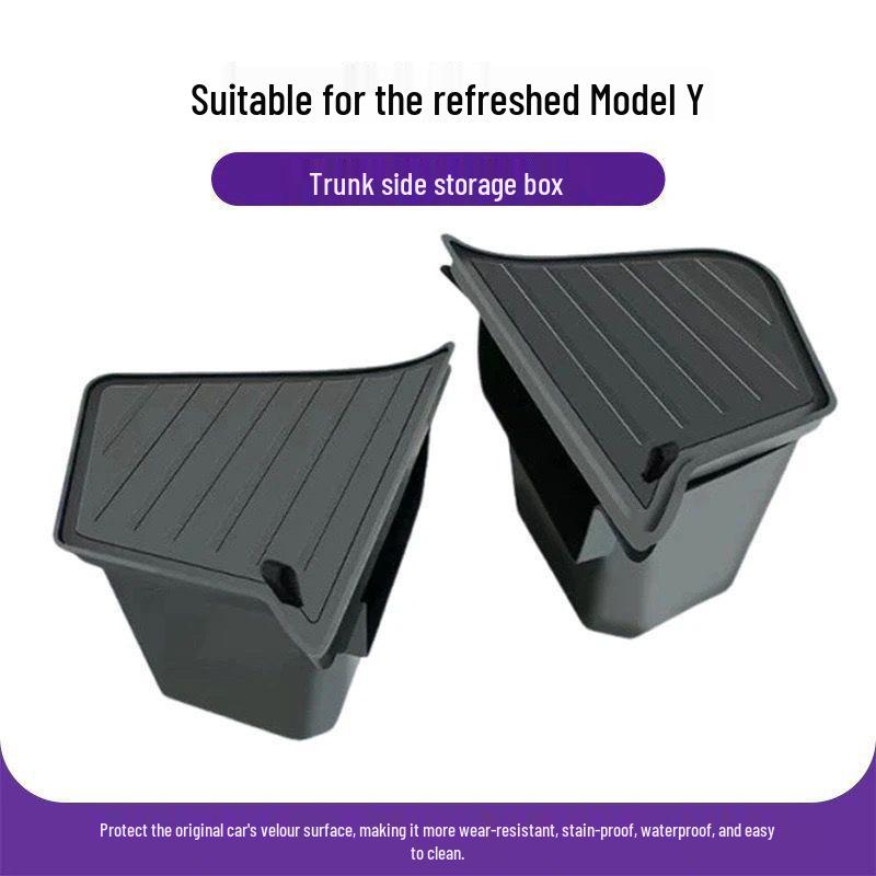 

Enhanced Storage Box Side Organizers for 2025 Tesla Model Y/3 Trunks