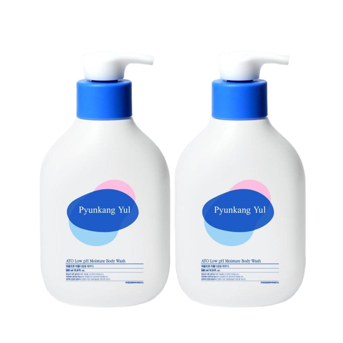 

Pyunkang Yul Ato Low pH Moisturizing Body Wash Gentle Daily Cleansing Gel 590ml x 2 Pack