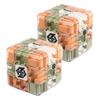 1/2Pcs Educational 3D Puzzle Maze Cube Toddlers Brain Teaser Rolling Ball Maze Cube Kids Logical Thinking Development Handheld Bead Maze Toy