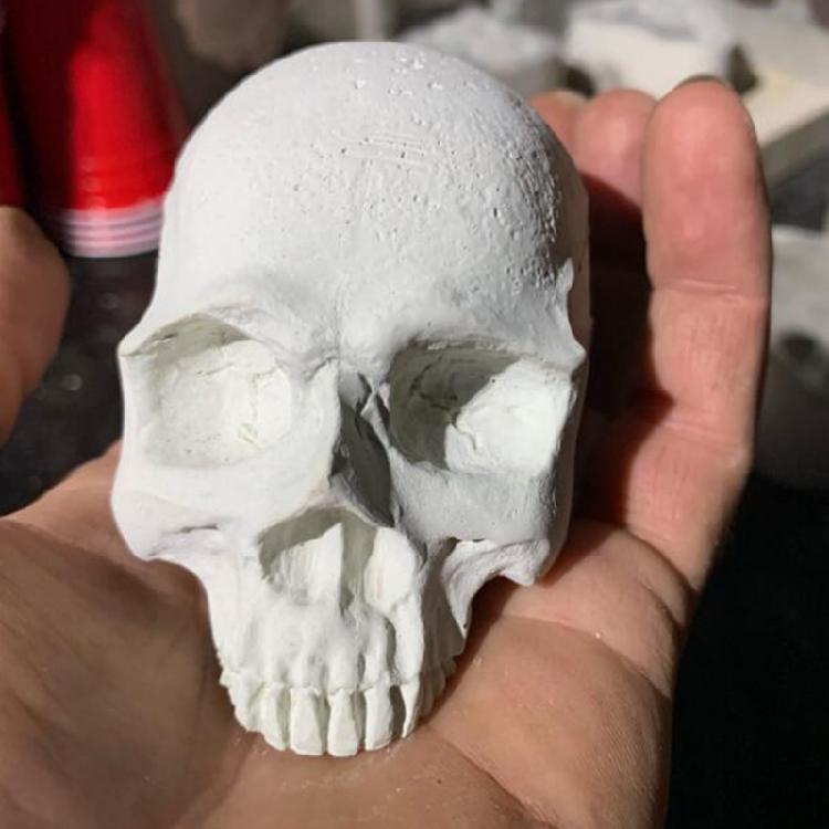 Halloween Skull Silicone Mold Keychain Resin Epoxy Craft Polymer Clay Craft