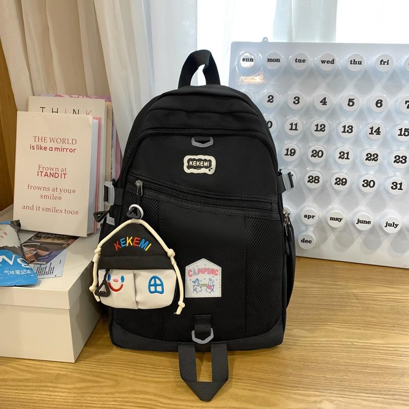 Backpack Women's Summer Korean Fashion High Capacity Lightweight High School Travel Backpack Tide.