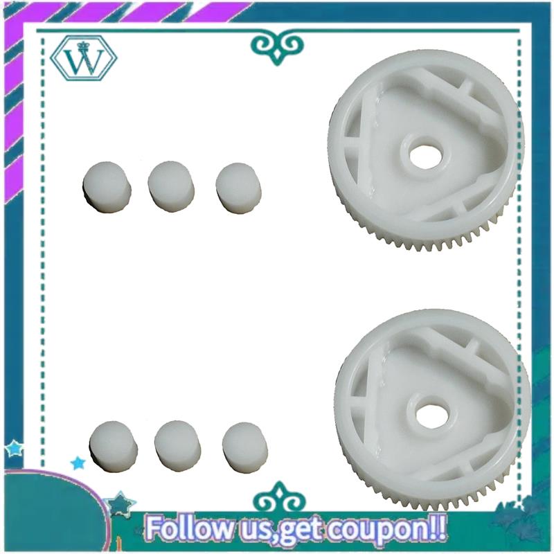AA92-Headlight Motor Gear Mount Kit For Corvette 88-96 Head Light Lamp Motor Gear Rebuild Kit-2 Gears And 6 Bushing Pa