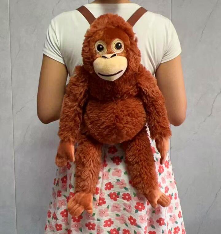 Long-Armed Gorilla Plush Toy & Backpack for Women