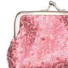 Women Coin Purse, with Metal Hinge And Kiss-lock Design, Lightweight Portable Mini Wallet, with Sequined Glitter Vintage Pouch for Coins Cards