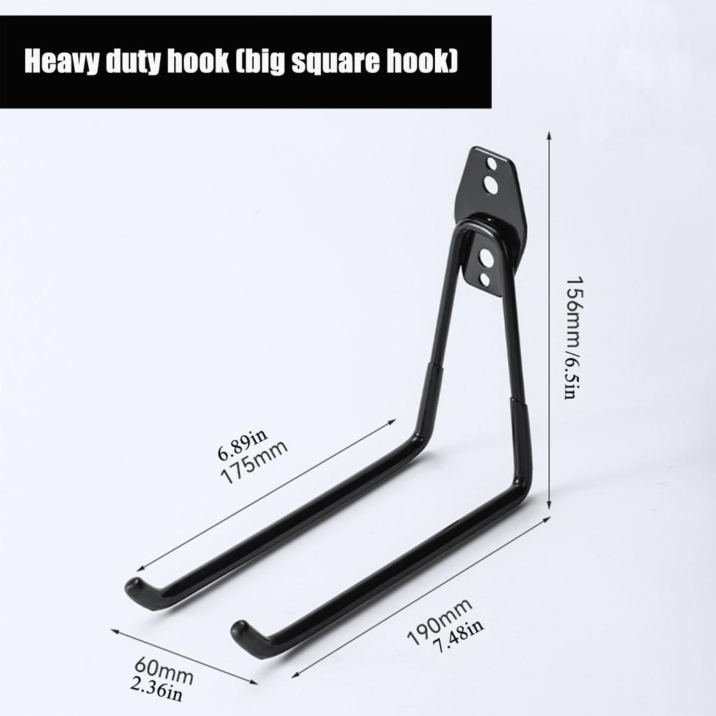 Garaj Depolama Yardımcı Kancaları, Garaj Bahçe Alet Düzenleyicisi, Asma Yardımcı Duvara Monte Kancaları, Ağır Hizmet Alet Depolama Düzenleyicisi