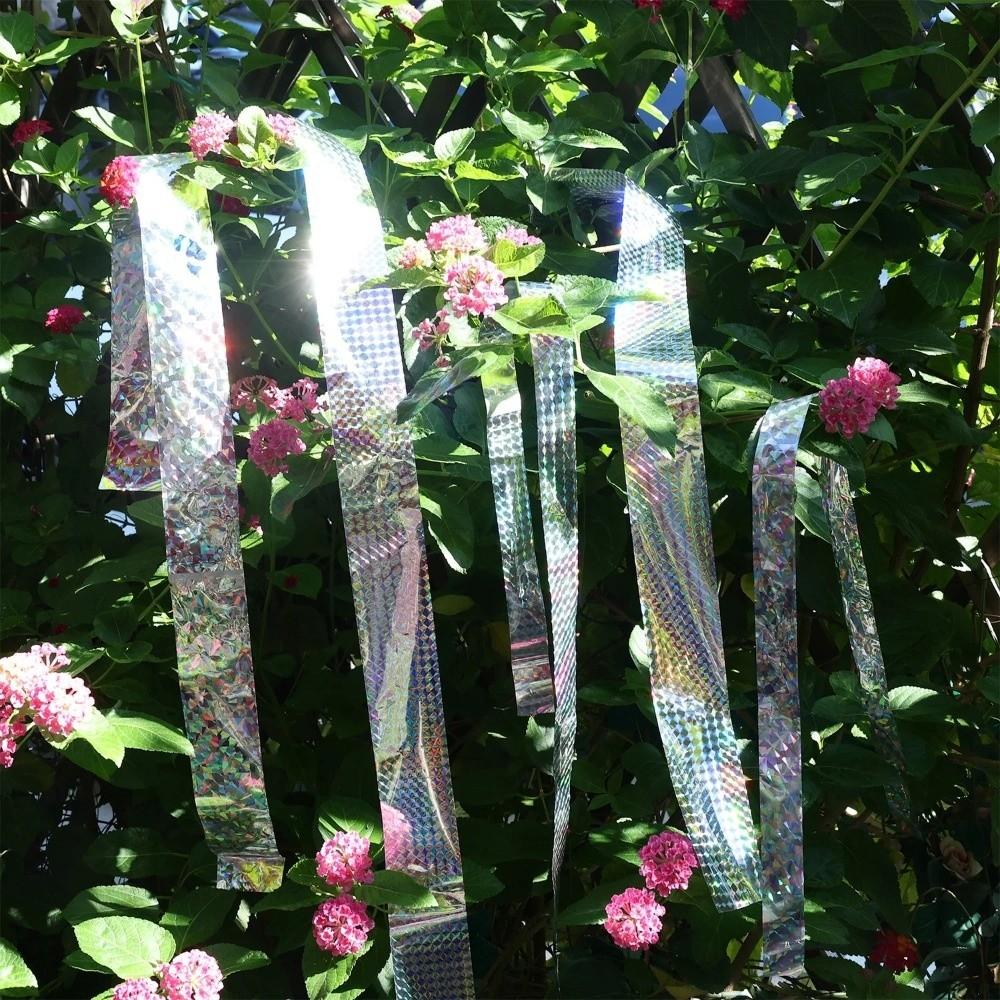 Double Sided Anti Bird Tape Holographic Bird Repellent Tape Farm Garden Accessories