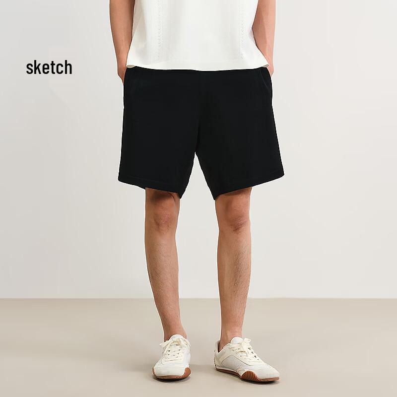 CROQUIS Men s 2025 Summer Loose Straight-Leg Shorts L