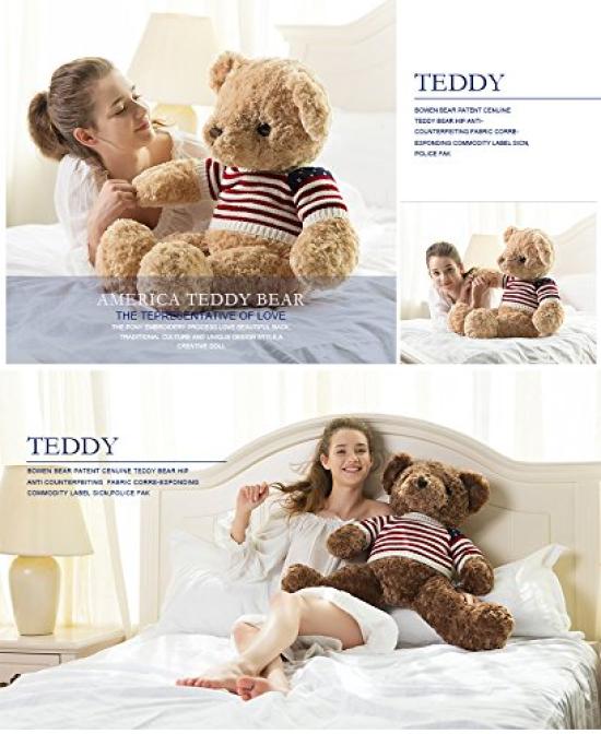 IKASA Urso de Pelúcia Extra Grande Pelúcia Urso Fofo Grande Urso de Pelúcia Corpo de Urso Fofo Tamanho Grande Brinquedo, Urso, Animal, Urso, Envoltório, Almofada, Celebração, Boneca, Menina,