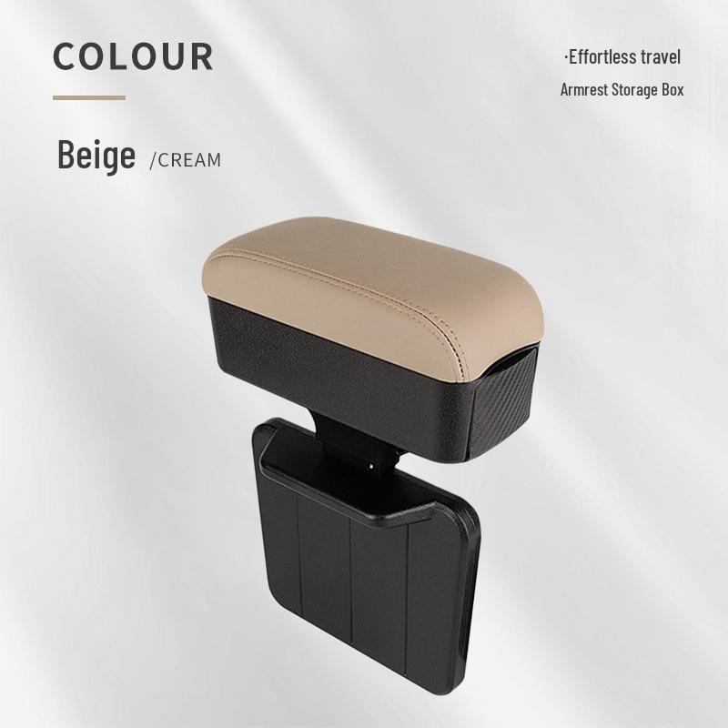 

Car Seat Crevice Storage Box: Multifunctional Console Armrest with Cup Holder
