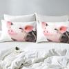 Cute Pig Duvet Cover Set Single Size Happy Farm Animal Bedding Set With 1 Pillowcase For Kids Boys Girls Teens