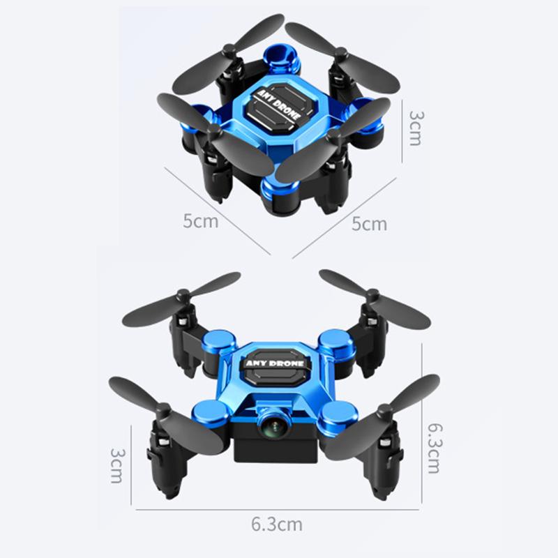 Mini Foldable Drone RC Quadcopter With Camera Lightweight Design Perfect For Kids Exploration
