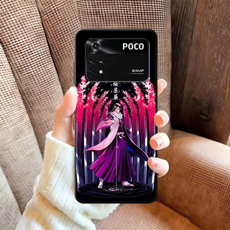 Bleach Kuchiki Byakuya Soft Phone Case for Xiaomi Poco X5 X6 X7 X8 Pro Max X3 F7 F8 Ultra M8 M7 M6 M5 Redmi 15 15C 14C 13C 12C X