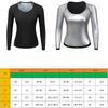 1pc Women Sauna Suit Fitness Exercise Sauna Sweat Suit Long Sleeve Sauna Top Sweat  for Women