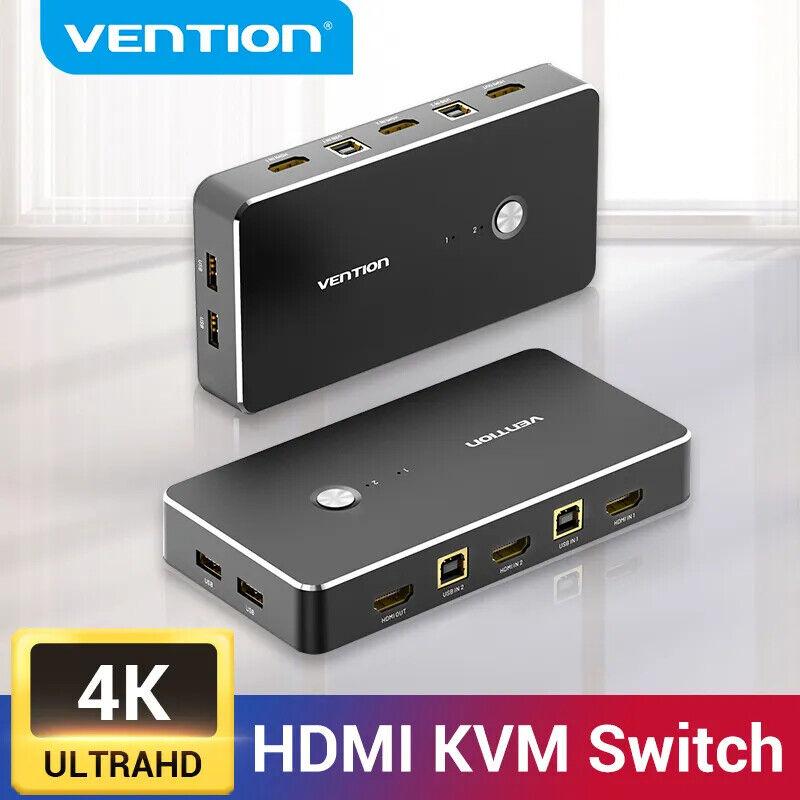 

HDMI KVM-переключатель USB 2.0 Переключатель для принтера Монитор Клавиатура Мышь 2 ПК