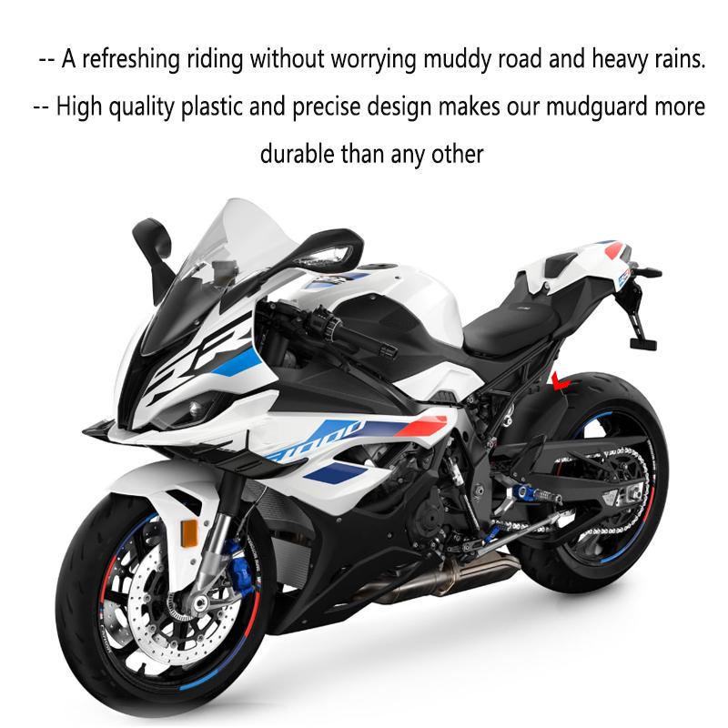 New Motorcycle Rear Fender Mudguard Tire Hugger Splash Guard For BMW S1000RR S1000R M1000R M1000RR S1000 R 2019-2025 2024 2023
