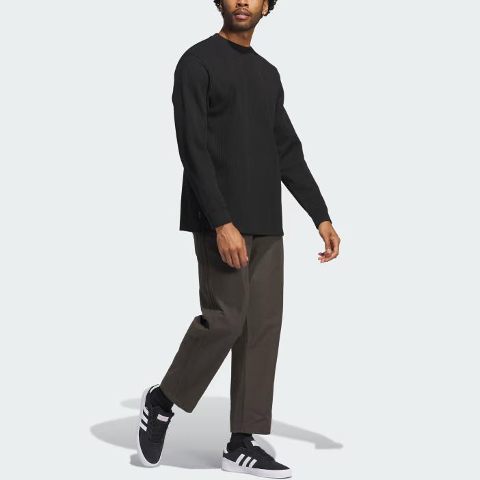 Adidas Originals Thermal Long Sleeve Shirt Men Tops Black IY1599