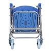 Folding Commode Chair with Wheels, 3-in-1 Shower and Toilet Chair for Elderly, Portable Design