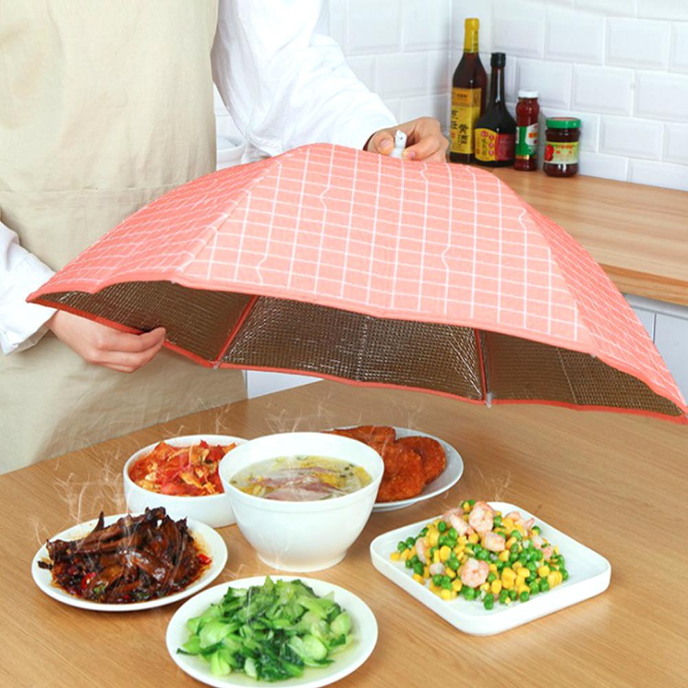 Household Kitchen Foldable Food Mesh Cover Tent Food Preservation Cover Kitchen Accessory