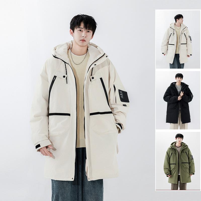 Winter down jacket versatile thickened couple
